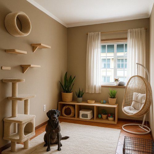 Projeto um quarto dos animais, seria para ajudar animais de rua