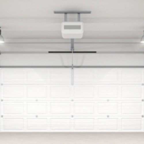 Garagem com portão automatico